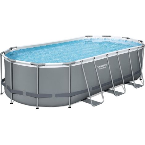 Piscine hors-sol BESTWAY Power Steel - Ovale - 549x274x122cm