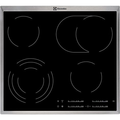 Electrolux EHF46547XK Piano cottura in vetroceramica nera