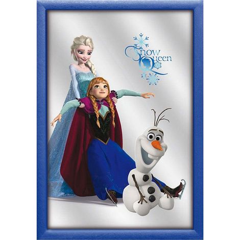 Miroir rectangulaire sérigraphié reine des neiges