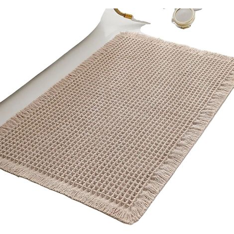 Tappetino da bagno antiscivolo, ultra assorbente, 50x80 cm - a, Marrone (1/2)
