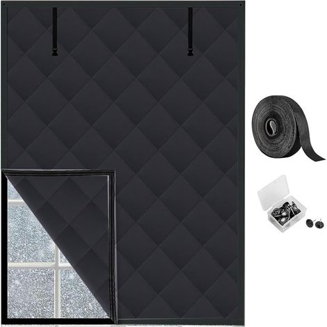 Housse de fenêtre enroulable en tissu Oxford bloquant le bruit conçue pour un espace de vie calme avec rouleau de contrôle de la lumière pour la maison (1/5)