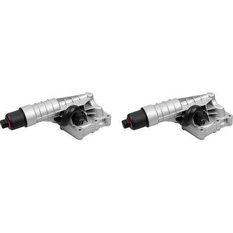 2 modules de boîtier de filtre de refroidisseur d'huile moteur en aluminium A2711801410 pour Mercedes-Benz C180 C200 C204 C250 W212 W204 (1/5)