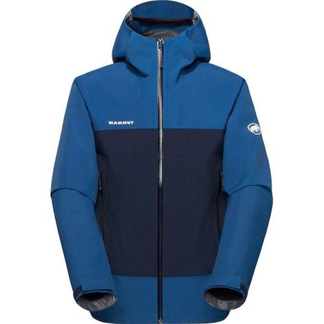 Chaqueta con capucha Mammut Crag HS - tschiel/marine talla: l