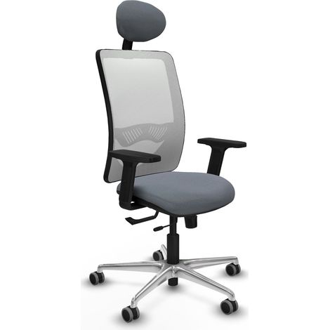 Bürostuhl piqueras y crespo Zulema weiß hoher dichte schaum (1/2)