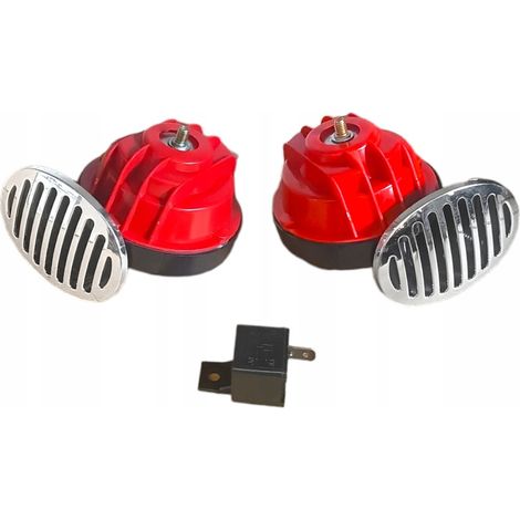 Clacson per auto 12V a due toni, segnale acustico forte con relè (1/5)