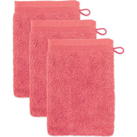 Möve Superwuschel - Set di 3 guanti da bagno in 100% cotone, 15 x 20 cm (1/5)
