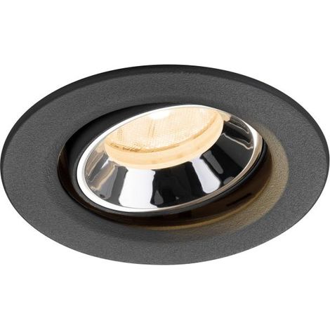 Spot encastré Numinos Move XS noir/chrome 2700K - 20 deg - 1009327