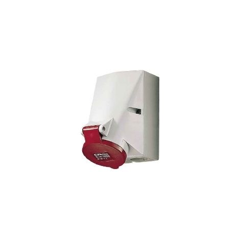 Mennekes Wanddose HW/VN 16A,7p,6h,400V,IP44 734