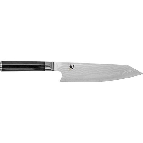 KAI Shun Classic Kiritsuke 20 cm de long de la lame - Couteau de Damas 32 couches noyau VG MAX - 61 (±1) HRC - Manche de Bois de Pakka - Fabriqué au Japon - Couteau de Cuisine japonaise forgée