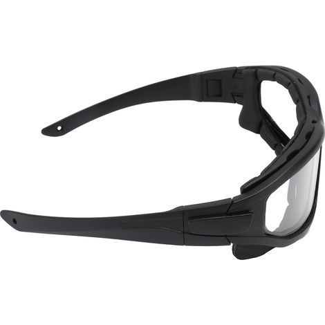 Antibeschlagbrille mit Doppelglaslinse, kratzfest, stoßfest, UV-Schutz, abnehmbare Gläser mit Band, transparent (1/5)