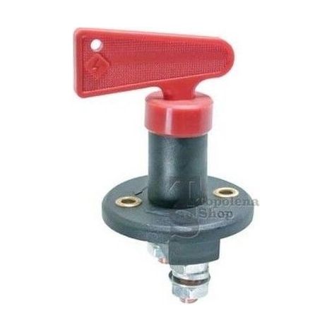 STACCABATTERIA STACCA BATTERIA CON CHIAVE ESTRAIBILE 12 V NAUTICA CAMPER AUTO