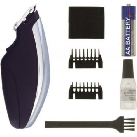 Wahl Pocket Pro Hair Trimmer es una máquina de retoque que sirve para la limpieza y corte de zonas pequeñas, esta máquina para mascotas es sin cable y funciona con pilas (1/5)
