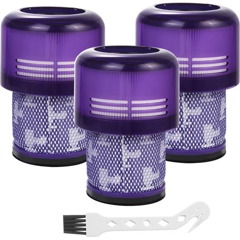 3er-Pack V11-Filter für Dyson, Zubehör für Dyson V11 Torque Drive, V11 Animal, V11 Complete, V11 Extra, V15 Detect, V15s Detect Submarine, Ersatzteilnummer 970013-02