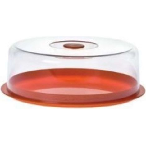 Copritorta alimenti in plastica vassoio e campana mimosa 28 cm
