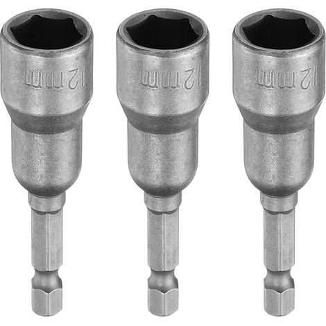 Impact Screwdriver Sockets 12 mm Hex Socket Metric (1/5)