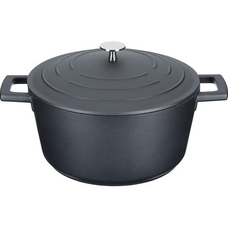 Aster Cocotte MasterClass alluminio nero 4 litri (1/4)