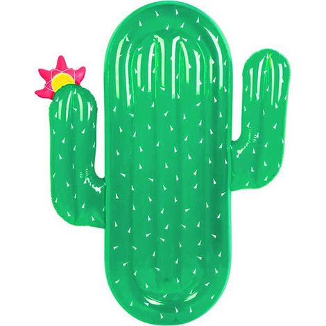 Banc flottant gonflable Cactus en PVC, grand format (1/5)