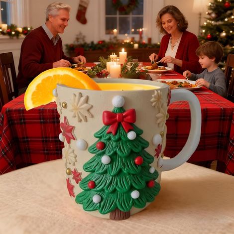 Tasses À Café De Noël,Vaisselle À Boire En Résine Pour (1/4)