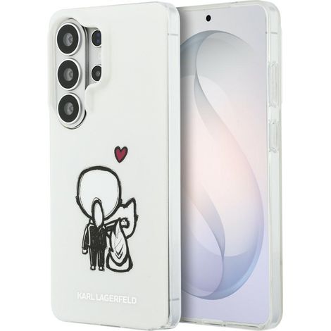 Karl Lagerfeld IML Karl&Choupette MagSafe Hülle für Samsung Galaxy S26 Ultra Transparent (1/5)