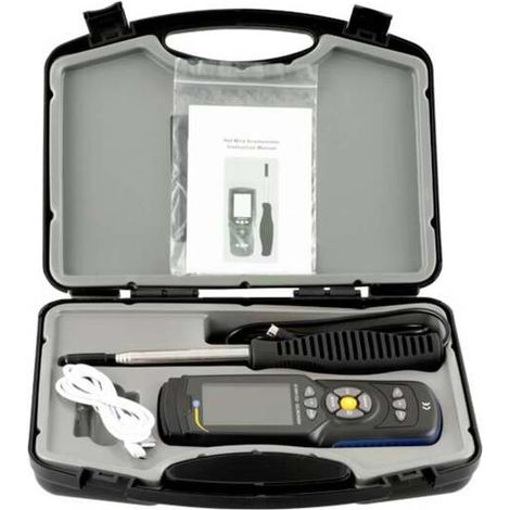 [GEBRAUCHT] B-Ware PCE Instruments Durchflussmessgerät Anemometer Strömungsmesser Hitzedraht HWA 30 (1/2)