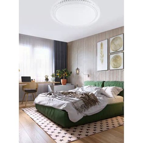 Trade Shop - RUNDE DECKENLEUCHTE IP20 60 WATT 4800LM NATÜRLICHES KALTLICHT FST-50A61292 - (1/3)