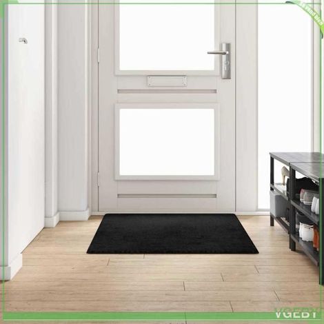 Tapis couloir - FAFEISY - Couloir - Noir - 100 x 150 cm - 100% polypropylène antidérapant (1/5)