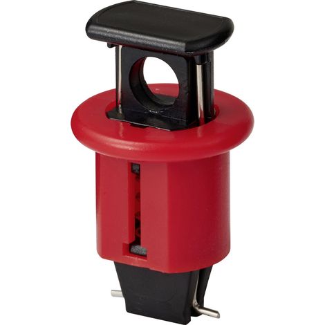Sygonix SY-6872530 Verriegelung 24 mm Rot/Schwarz Universal Verriegelung Leistungsschalter bis 1
