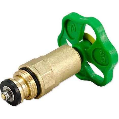 Ventiloberteil für Schrägsitzventil 3/4'' / DN20 - mit nichtsteigender Spindel und Fettkammeroberteil - 01818 2000 001