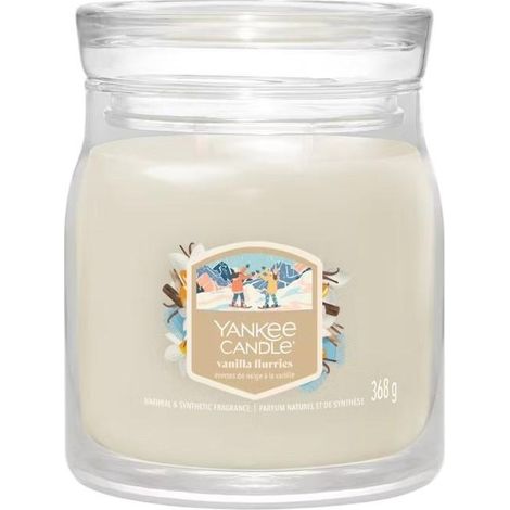 Yankee Candle - Moyenne bougie Averses de neige à la vanille (1/5)
