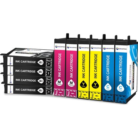 Cartouche d'encre Compatible avec Epson WF2850 XP2100 XP2105 XP2150 10-Pack (1/5)
