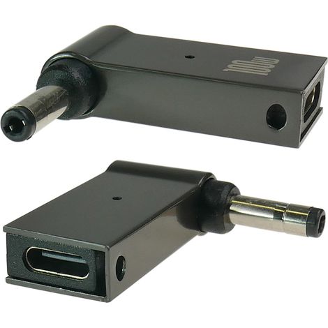 Adattatore USB-C per alimentare un laptop con connettore da 4,0 x 1,7 mm.