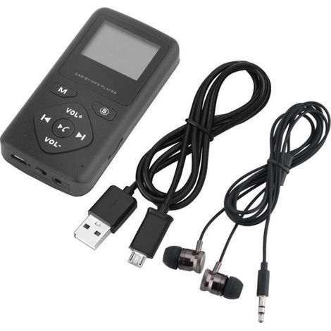 ZJCHAO radio numérique DAB Récepteur radio numérique portable DAB / DAB + lecteur MP3 Bluetooth avec écouteurs (1/4)