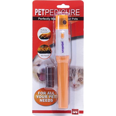 Automatische elektrische Krallenschere für Hunde und Katzen, Haustierpflege-Set (1 Stück) (1/3)