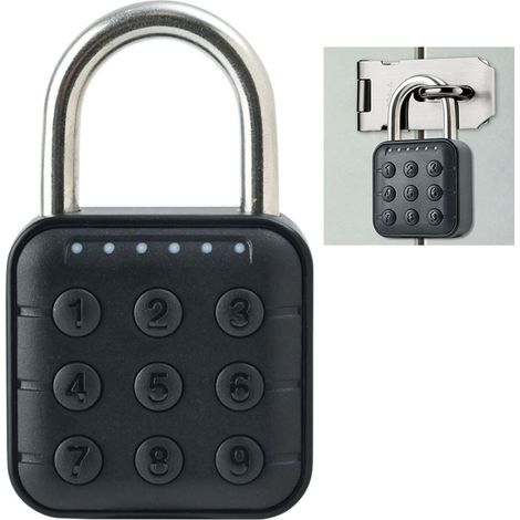 Elektronisches Zahlenschloss mit 6-stelliger Zahlencode, IP67 wasserdicht, für Gepäckschließfach (1/5)