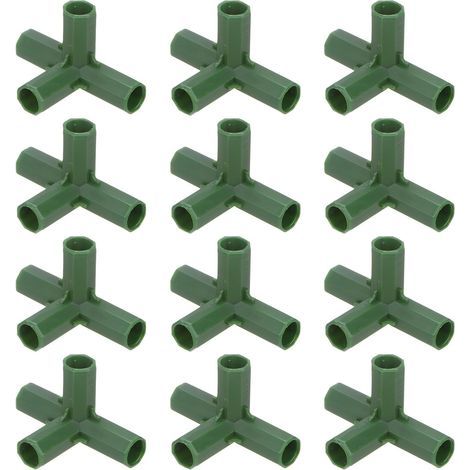 12 Pièces 11mm Connecteurs de Construction de Cadre de Serre (1/5)