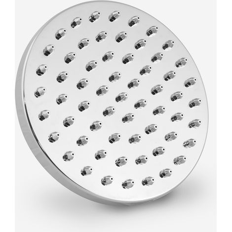 150mm Chrome Round Overhead Swivel Rain Waterfall Shower Head Kit (1/5)