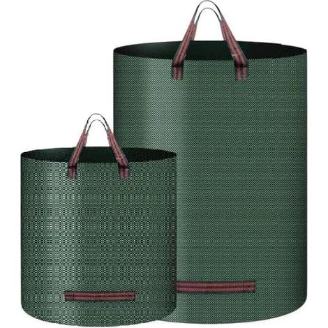 Gartenabfallsack,Laubsäcke,Faltbar & Wasserdicht Robuste,für Laub, Rasenschnitt (1/2)