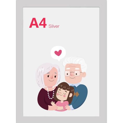 Cadre photo magnétique en PVC A4, support de panneau d'affichage de fichiers Transparent créatif pour réfrigérateur, tableau blanc, porte murale de placard (1/5)