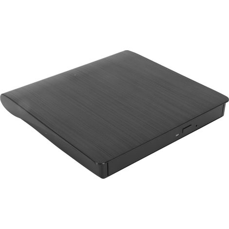 Lecteur/graveur CD/DVD externe Plug and Play USB 3.0 pour PC portable Windows et macOS (noir) (1/5)