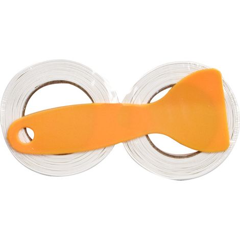 rouleaux de ruban d'étanchéité pour salle bain imperméable et anti-salissures autocollant avec grattoir 2 (1/5)
