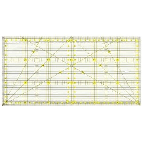 15 x 30 cm Règle de patchwork avec indications d'angles, Règle couture précise pour le quilting, la couture et le patchwork (1/5)