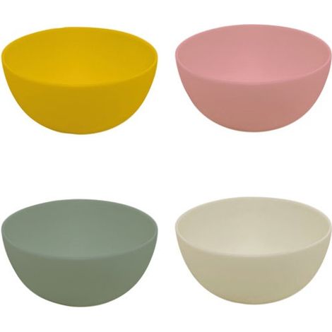 Set De 4 Bols A Cereales En Rpet Multicolore 㘠14cm H 7cm - Livwise Point Virgule (1/2)