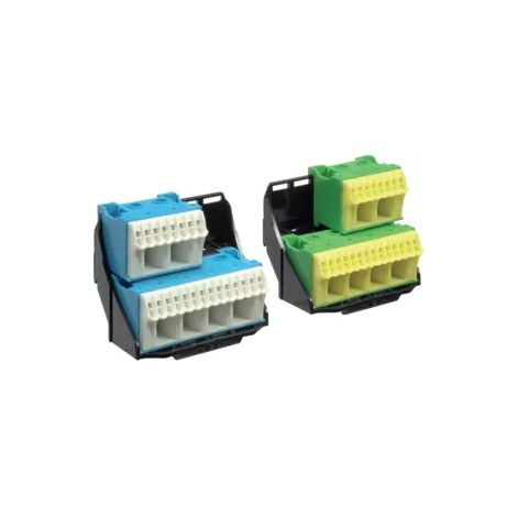 Hager FZ384 mit 2x28 PE/N-Klemmen QuickConnect Gerüst (1/2)