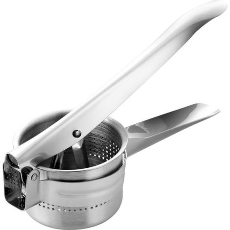 Prensa para patatas - Puré de patatas - Machacador de patatas - Acero inoxidable - Diseño ergonómico - Duradero (1/5)