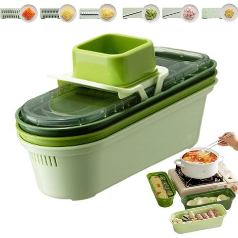 Trancheuse à, broyeur de légumes,Coupe-carottes portable - (1/5)