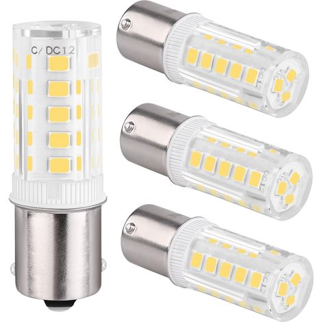 P21W LED BA15S 1156 12V 24V 5W Cool White 6000K Bulb for Boat, RV, Auto Car, Outdoor Landscape Lighting, etc (1/5)