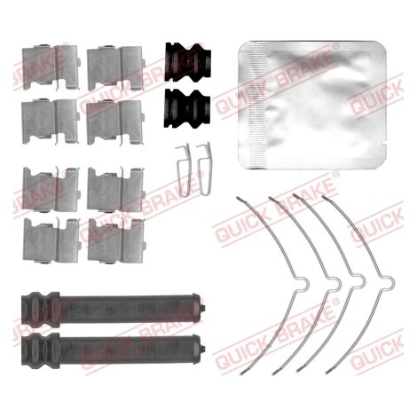 Kit d'accessoires, plaquette de frein à disque Quick Brake 109-0169 MITSUBISHI