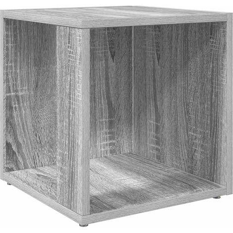 Maison Exclusive - Mesa auxiliar madera contrachapada gris Sonoma