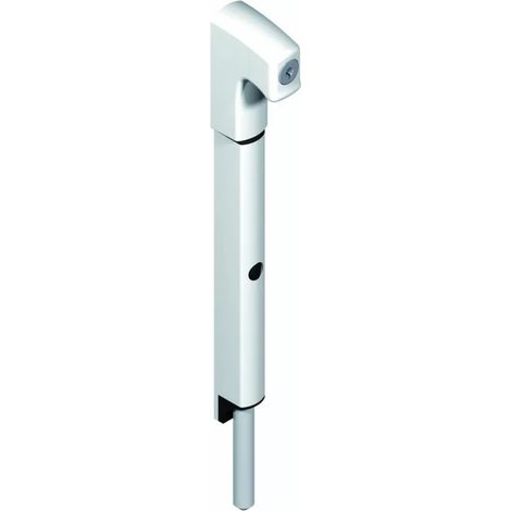 VERROU COND.APPLIQUE 250MM BLANC AVEC 2 CLES