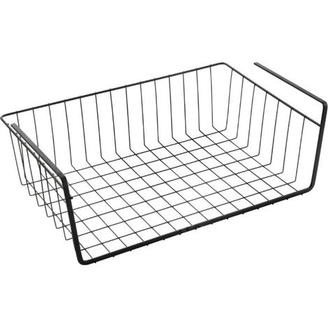Metaltex Einhängekorb Schrankkorb Kanguro Lava matt schwarz 363040000 (1/3)